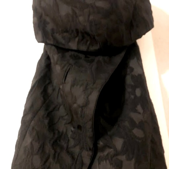 NWT ALEXIS Isotta Black Jacquard Strapless Midi Dress XS MSRP $600 - Picture 4 of 7